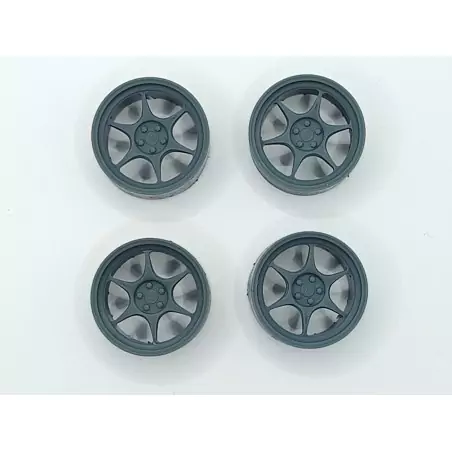 4 jantes 18" 6 branches - 3D CREATIVE - 1:18