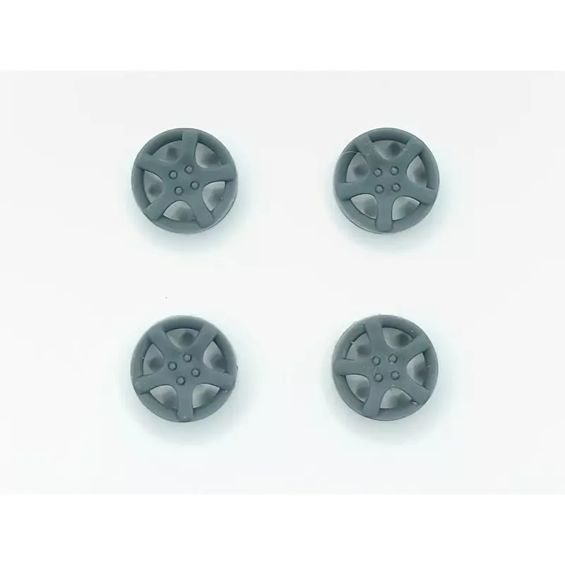 4 jantes Cyclone 14" à 17" - Peugeot - 3D CREATIVE - 1:43