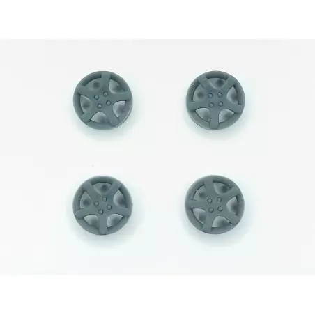 4 jantes Cyclone 14" à 17" - Peugeot - 3D CREATIVE - 1:43