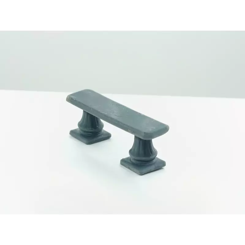 Diorama : Banc imitation pierre - 3D CREATIVE - 1:43