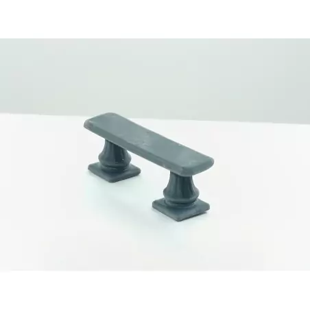 Diorama : Banc imitation pierre - 3D CREATIVE - 1:43