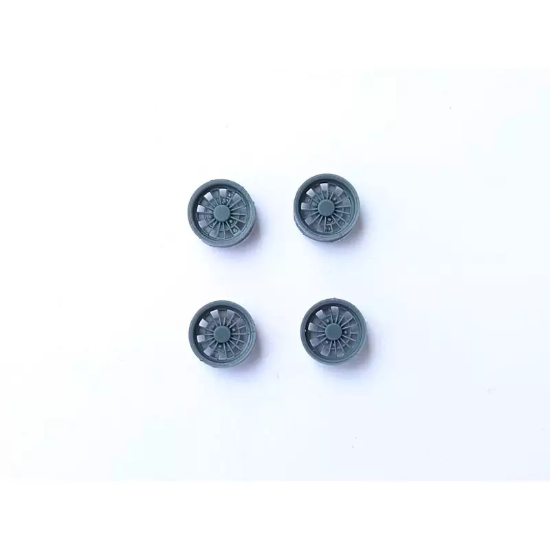 4 jantes ø8mm (type Delta Mics) - 3D Creative - 1:43
