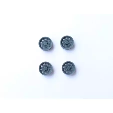 4 jantes ø8mm (type Delta Mics) - 3D Creative - 1:43