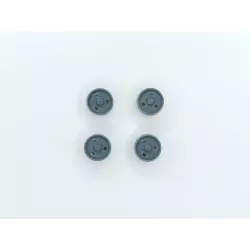 4 jantes R5 Alpine - ø8 mm - 3D CREATIVE - 1:43