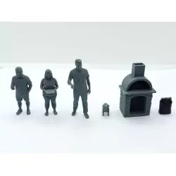 Diorama : Scène BARBECUE - 3D CREATIVE - 1:43