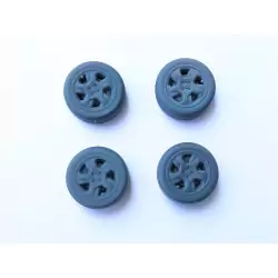 4 roues (type Dacia) ø15.50mm - 3D CREATIVE - 1:43