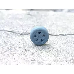 4 roues (type Dacia) ø15.50mm - 3D CREATIVE - 1:43