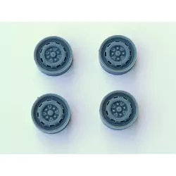 4 jantes (type Golf) ø8mm - 3D CREATIVE - 1:43