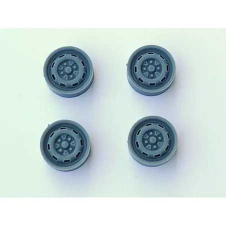4 jantes (type Golf) ø8mm - 3D CREATIVE - 1:43