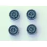 4 jantes (type Golf) ø8mm - 3D CREATIVE - 1:43