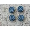 4 jantes (type Golf) ø8mm - 3D CREATIVE - 1:43