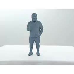 Diorama : Homme avec une bouteille à la main - 3D CREATIVE - 1:43
