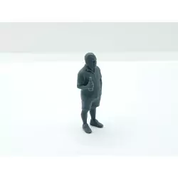 Diorama : Homme avec une bouteille à la main - 3D CREATIVE - 1:43