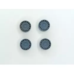 4 jantes Rallye ø10 mm - 3D CREATIVE - 1:43