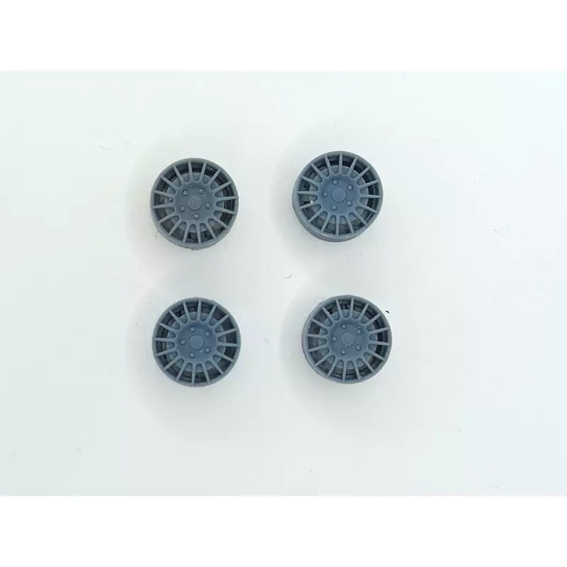 4 jantes Rallye ø10 mm - 3D CREATIVE - 1:43