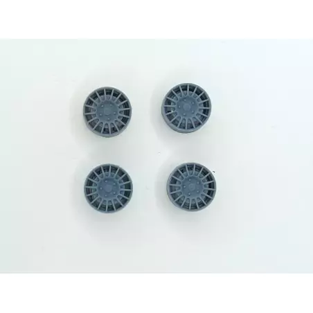 4 jantes Rallye ø10 mm - 3D CREATIVE - 1:43