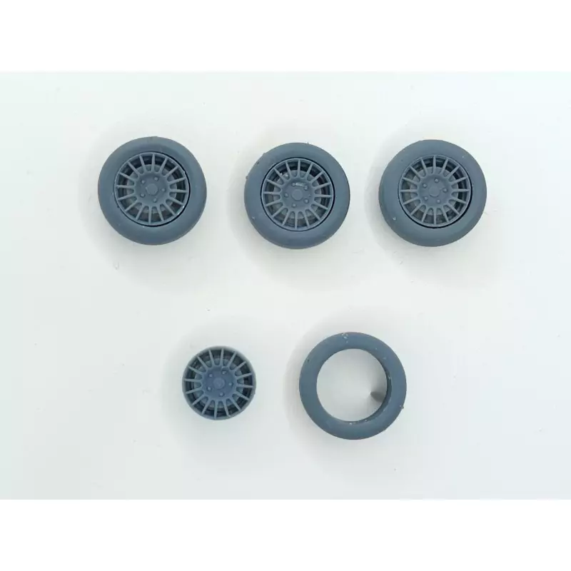 4 roues Rallye ø14.70 mm - 3D CREATIVE - 1:43