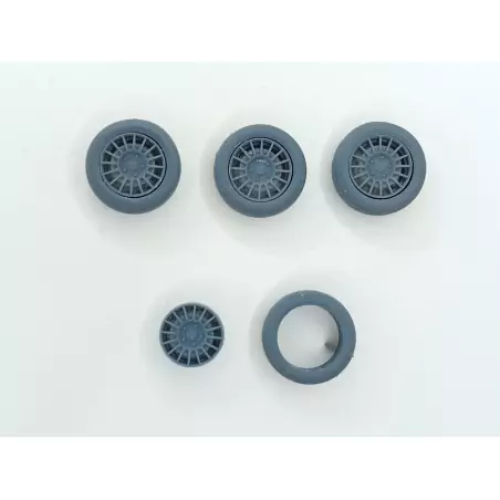 4 roues Rallye ø14.70 mm - 3D CREATIVE - 1:43