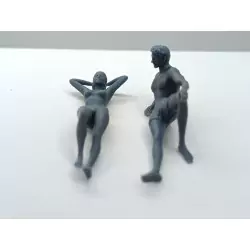 Couple en maillot de bain - 3D CREATIVE - 1:43