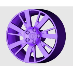 4 Jantes 7 branches type Nissan - 3D CREATIVE (1156)