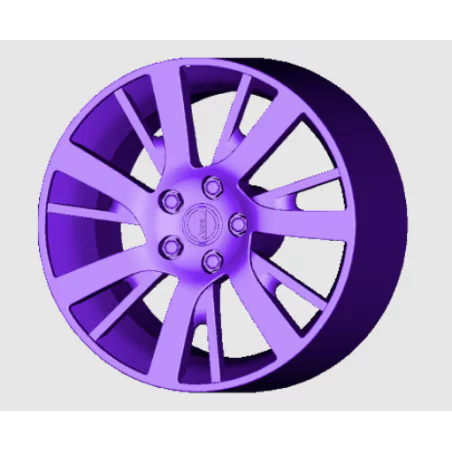 4 Jantes 7 branches type Nissan - 3D CREATIVE (1156)