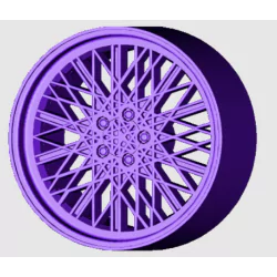 4 Jantes type Snowflakes - 3D CREATIVE (1157)