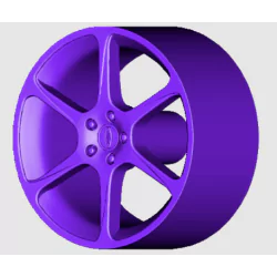 4 Jantes 6 branches type Ford - 3D CREATIVE (1163)