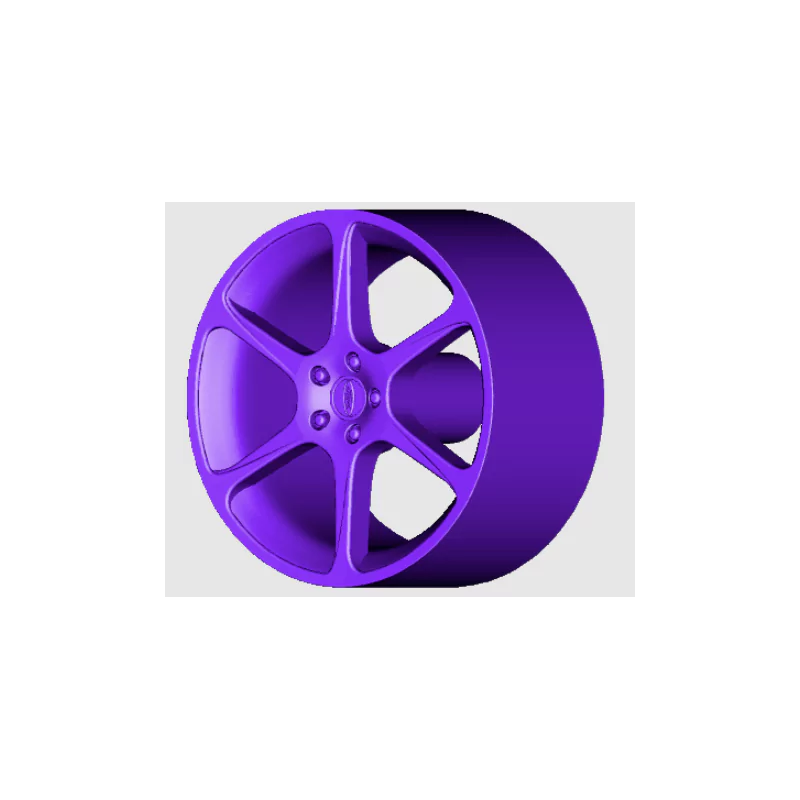 4 Jantes 6 branches  type Ford - 3D CREATIVE (1163)