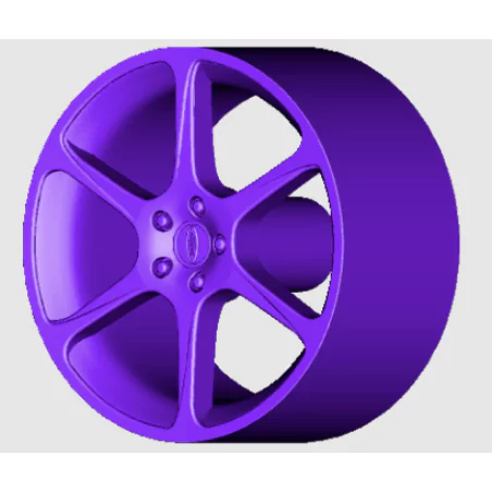 4 Jantes 6 branches  type Ford - 3D CREATIVE (1163)