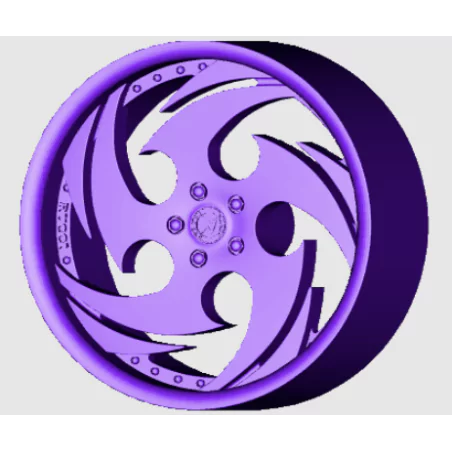 4 Jantes type Rucci- 3D CREATIVE (1165)