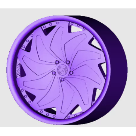 4 Jantes type Rucci- 3D CREATIVE (1166)