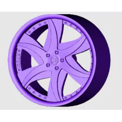 4 Jantes type Rucci- 3D CREATIVE (1167)