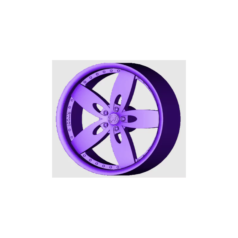 4 Jantes 5 branches type Rucci- 3D CREATIVE (1168)