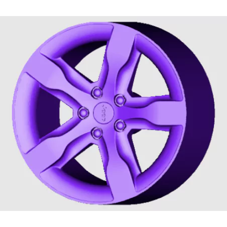 4 Jantes type JEEP 5 branches - 3D CREATIVE (1187)