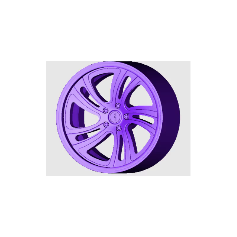 4 Jantes 5 branches type Foose - 3D CREATIVE (1191)