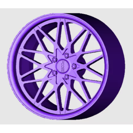 4 Jantes type Foose - 3D CREATIVE (1194)