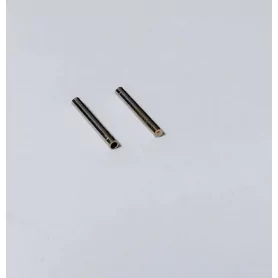 Axe percé sur un coté - Ø1.50 mm X 12 mm - Laiton traité - X2 |Pièc...