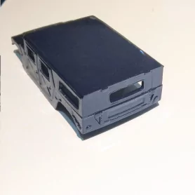 Carrosserie + Châssis - Hummer version civil - 1:48 - MMB - En l'ét...