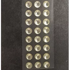 2 Pastilles de phares - Rond Blanc - Ø5 mm |Pièces et kits pour voi...