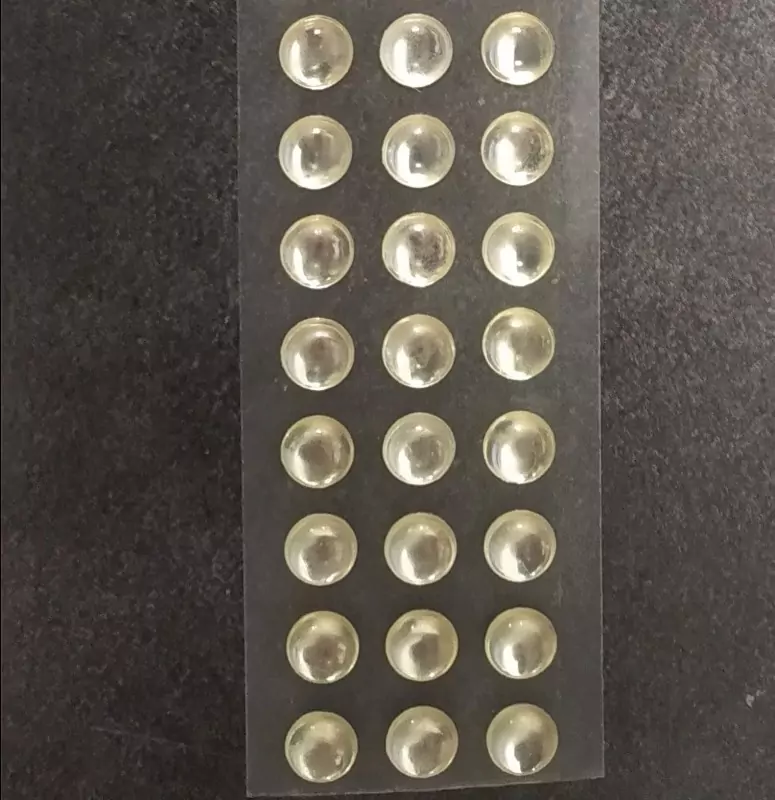 2 Pastilles de phares - Rond Blanc - Ø5 mm |Pièces et kits pour voi...