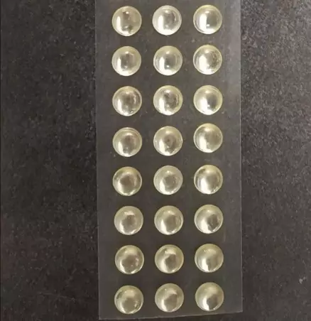 2 Pastilles de phares - Rond Blanc - Ø5 mm |Pièces et kits pour voi...