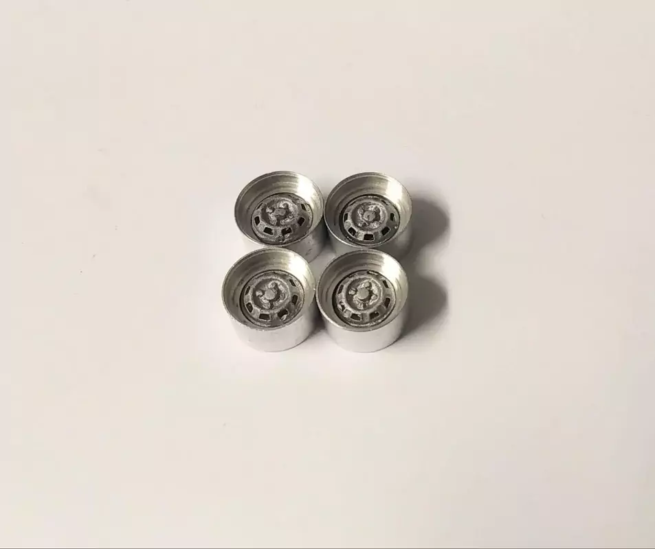 Jantes en alu avec insert en résine - Ech. 1:43 - ø10.20 mm |Pièces...