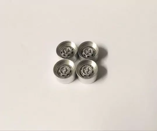 Jantes en alu avec insert en résine - Ech. 1:43 - ø10.20 mm |Pièces...