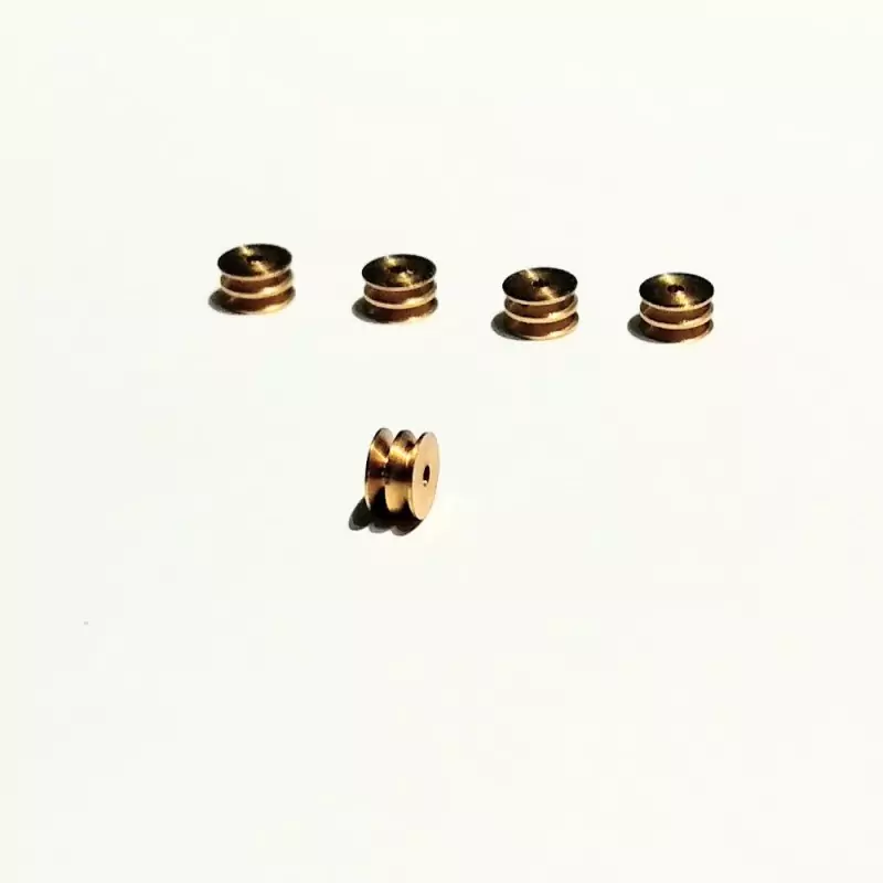 5 poulies percées ø4 x 2.20 mm - LAITON - CPC Production |Pièces et...