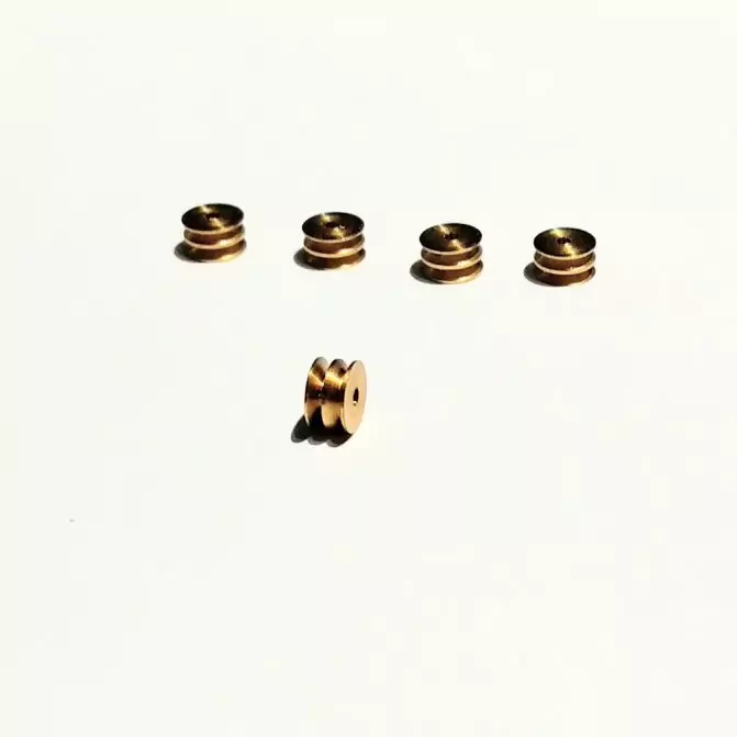 5 poulies percées ø4 x 2.20 mm - LAITON - CPC Production |Pièces et...