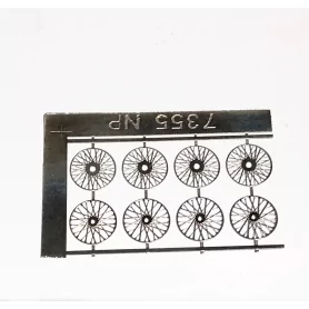 8 Rayons ø 11.50 - Photodecoupe - Pour 4 roues |Pièces et kits pour...