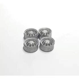 4 jantes pour fourgon type jumper - White Metal - 1:43