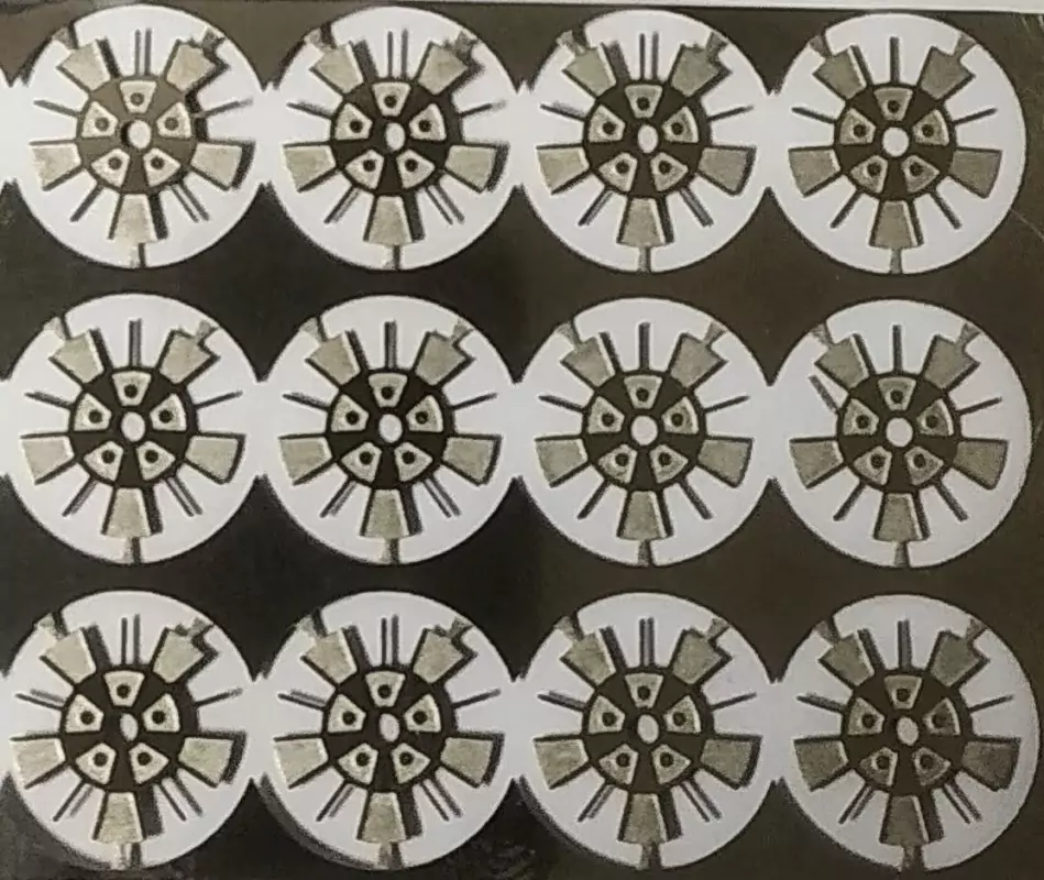 4 jantes en photodécoupe - Ø 8.40 mm - Ech. 1:43 |Pièces et kits po...