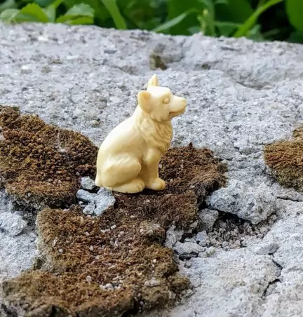 Chien à peindre - Ech. 1:43 - Résine - H 24mm - M Mont-Blanc |Pièce...