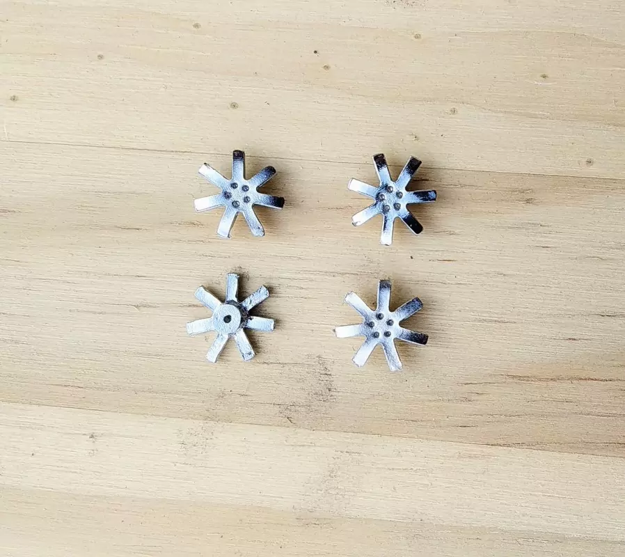 4 Inserts pour jantes - 5 branches - Ech 1/43 - ø11mm - X4 |Pièces ...